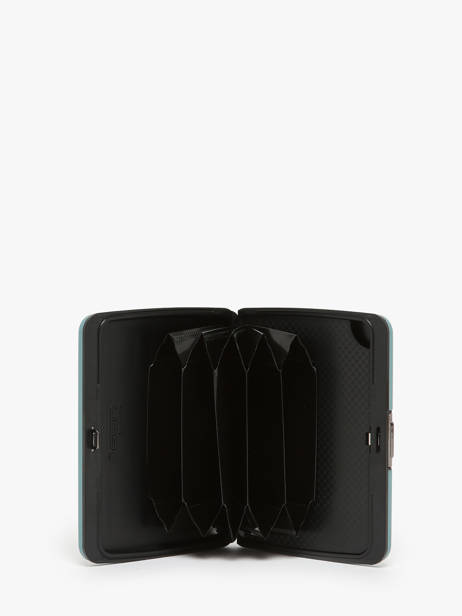 Porte-cartes Cuir Ogon Bleu matte MAT vue secondaire 1