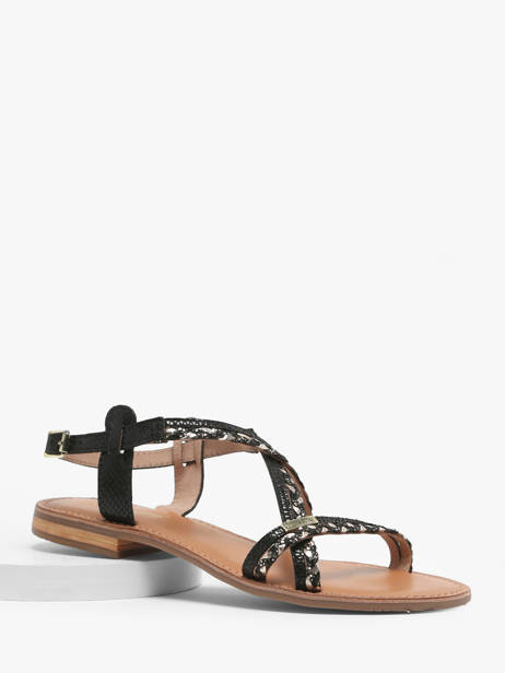 Nu-pieds En Cuir Les tropeziennes Noir accessoires HOMONGO vue secondaire 1