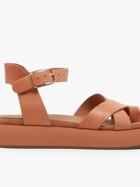 Sandales En Cuir Inuovo Vert accessoires A96002 vue secondaire 1