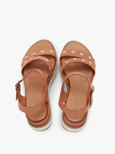 Sandales En Cuir Inuovo Vert accessoires 113094 vue secondaire 3