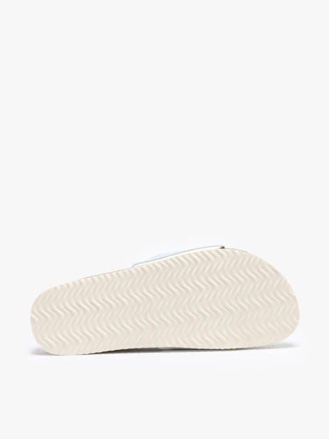 Mules En Cuir Nathan baume Argent accessoires 241N70 vue secondaire 5
