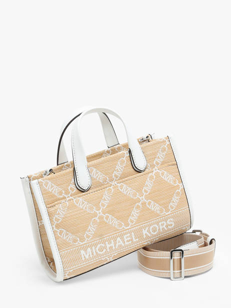 Sac Porté Main Gigi Paille Michael kors Beige gigi S4S3GM5U vue secondaire 2