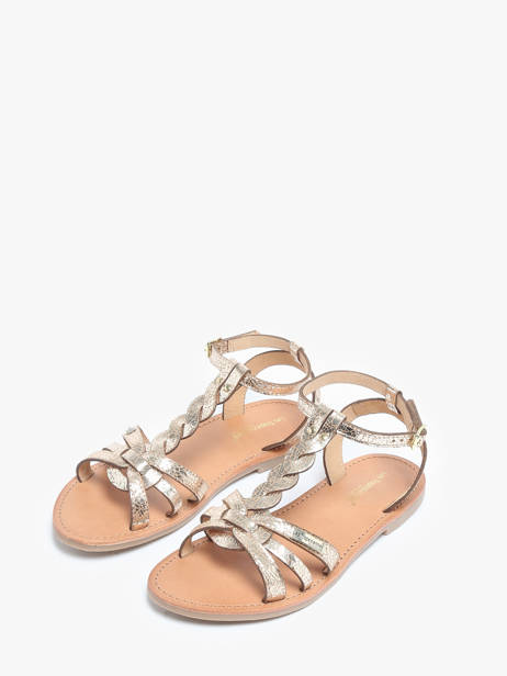 Sandales Hamsuni En Cuir Les tropeziennes Or accessoires HAMSUNI vue secondaire 1