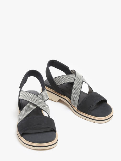 Sandales En Cuir Tamaris Bleu accessoires 42 vue secondaire 2