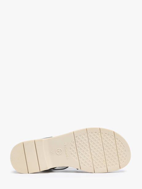 Sandales En Cuir Tamaris Bleu accessoires 42 vue secondaire 4