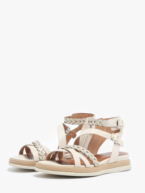 Sandales En Cuir Tamaris Beige accessoires 42 vue secondaire 1
