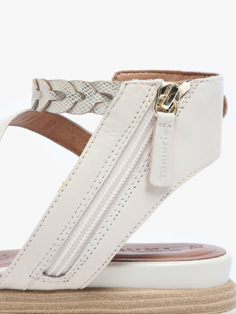 Sandales En Cuir Tamaris Beige accessoires 42 vue secondaire 2