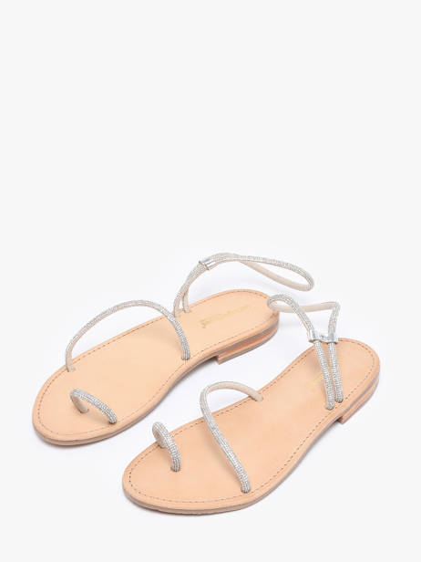 Nu-pieds Les tropeziennes Argent accessoires HODAXA vue secondaire 1