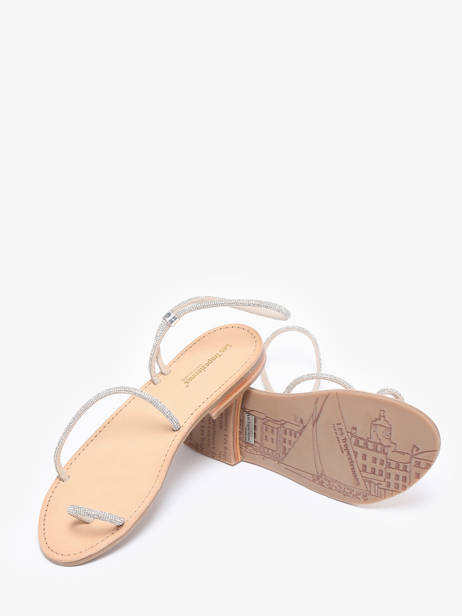 Nu-pieds Les tropeziennes Argent accessoires HODAXA vue secondaire 2