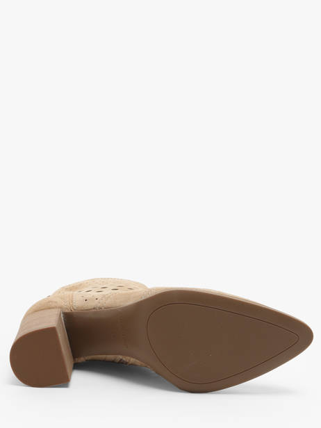 Bottines à Talon City En Cuir Alpe Beige women 53851108 vue secondaire 5