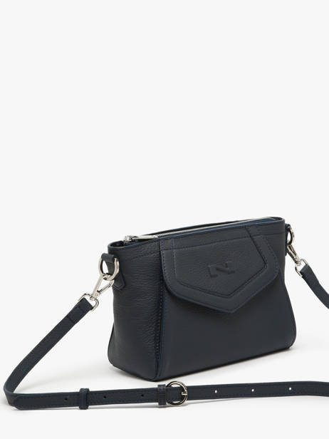 Sac Bandoulière Vanilla Cuir Nathan baume Bleu candy 7 vue secondaire 2