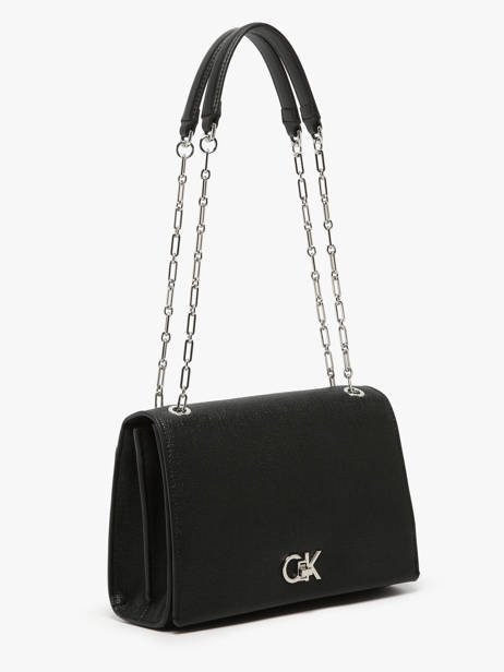 Sac Bandoulière Ck Chain Calvin klein jeans Noir ck chain K613177 vue secondaire 2