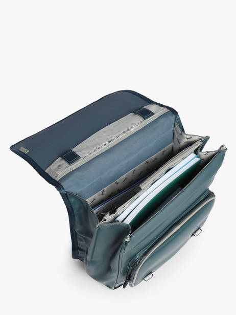 Sac à Dos Vintage North 2 Compartiments Cameleon Bleu vintage north SD39 vue secondaire 3