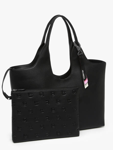 Sac Porté épaule K Ikon Polyurethane Karl lagerfeld Noir k ikon A3W30096 vue secondaire 1
