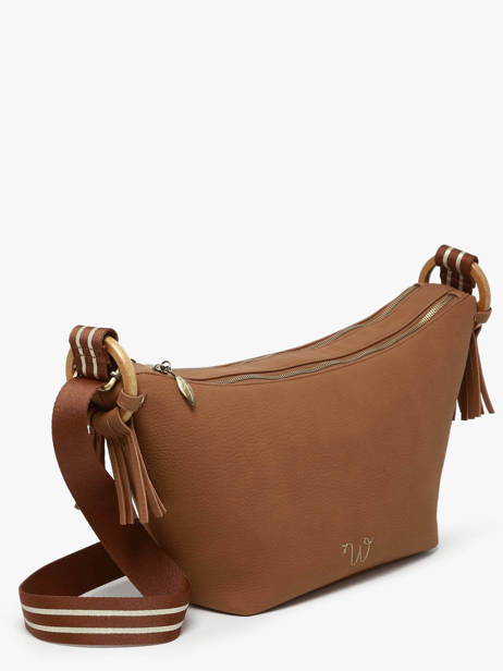 Sac Bandoulière Camomille Woomen Marron camomille WCAO03 vue secondaire 2