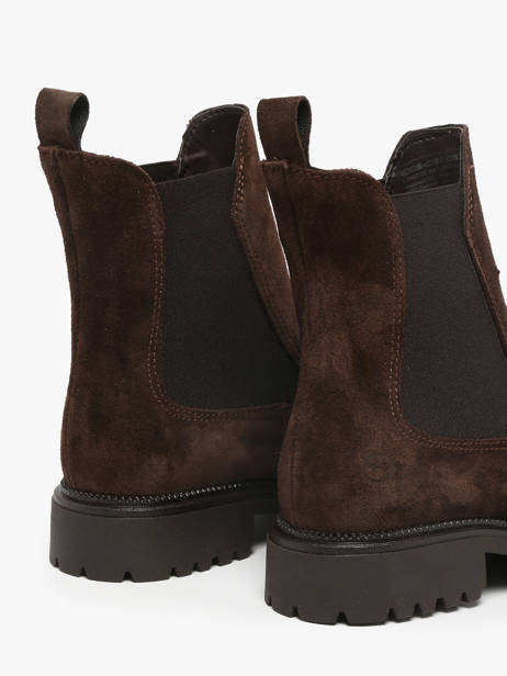 Bottines En Cuir Tamaris Marron women 41 vue secondaire 2