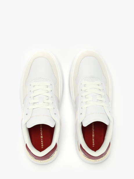 Sneakers En Cuir Tommy hilfiger Blanc women 8632YBS vue secondaire 3