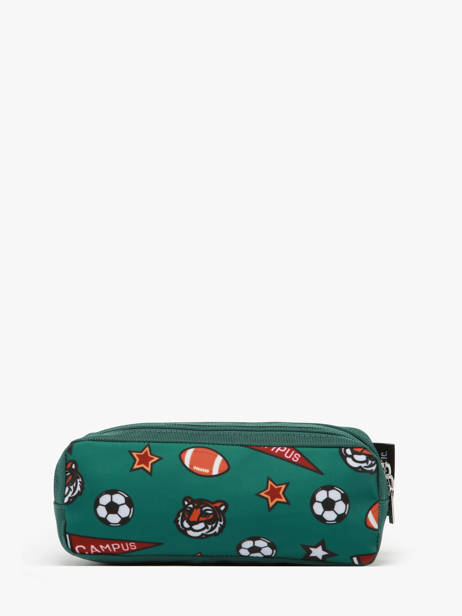Trousse 2 Compartiments Caramel et cie Vert fier GA vue secondaire 2