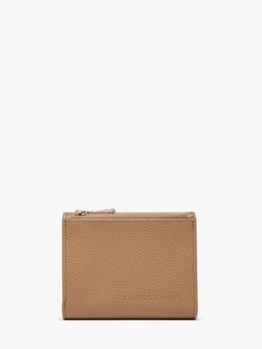 Longchamp Le foulonné Wallet Beige