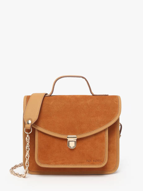 Sac Bandoulière La Suite Cuir Paul marius Orange la suite GEOR2SUI
