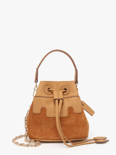 Sac Bandoulière La Suite Cuir Paul marius Orange la suite CAPUXSUI