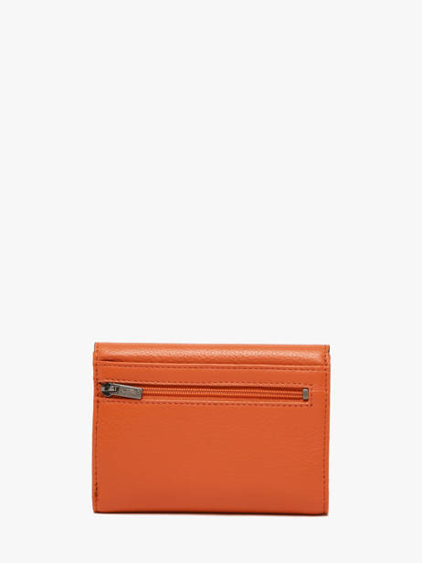 Wallet Leather Yves renard Orange enveloppe 29223 other view 2