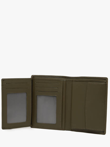 Wallet Leather Yves renard Green smooth 15419 other view 2