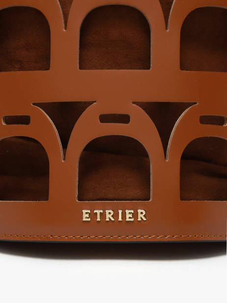 Bucket Bag Epona Leather Etrier Brown epona EEPO136M other view 8