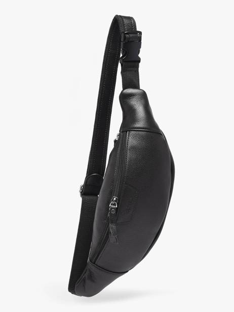 Sac Banane Flandres Cuir Etrier Noir flandres EFLA735M vue secondaire 2