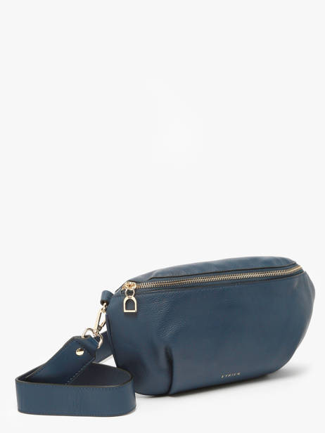 Sac Banane L Tradition Cuir Etrier Bleu tradition ETRA022L vue secondaire 2