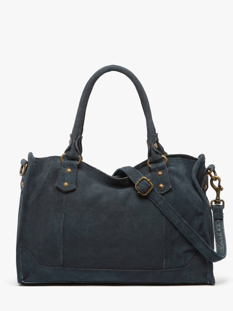 Sac à Main A4 Houston Cuir Basilic pepper Bleu houston BHOU22 vue secondaire 4