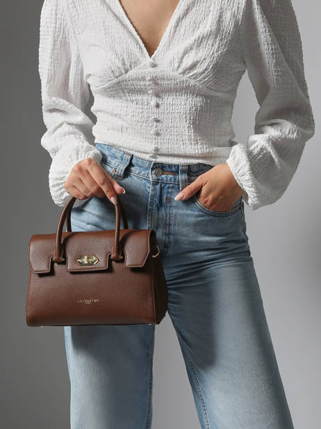 Sac Bandoulière Milano Cosmos Cuir Lancaster Marron milano cosmos 77 vue secondaire 1