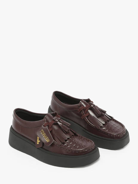 Chaussures Derbies Torview En Cuir Clarks Marron women 26184948 vue secondaire 2