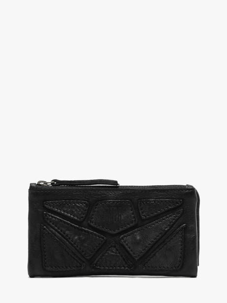 Portefeuille Cuir Biba Noir heritage DON4L