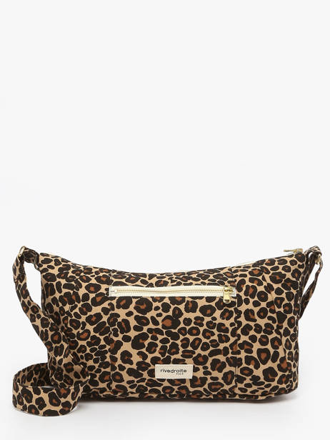 Recycled Cotton Mini Charlot Crossbody Bag Rivedroite Brown forever wild MCHARFOR