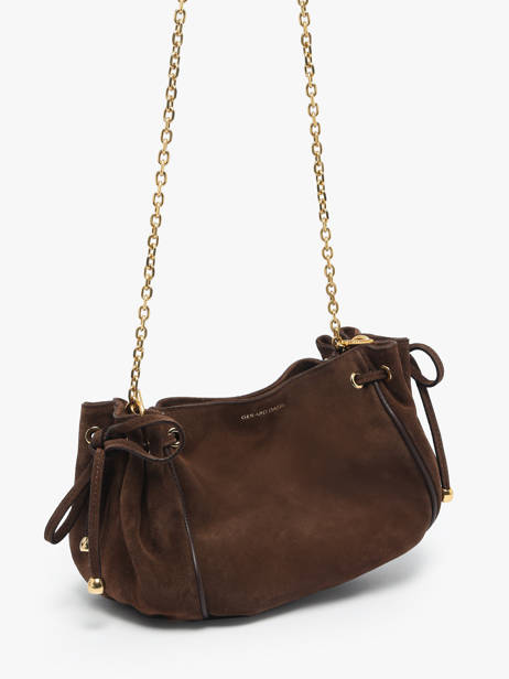 Crossbody Bag Premium Leather Gerard darel Brown premium DCS07400 other view 2