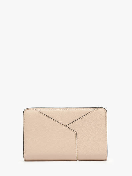 Portefeuille Cuir Lancel Beige enveloppe A13710 vue secondaire 2