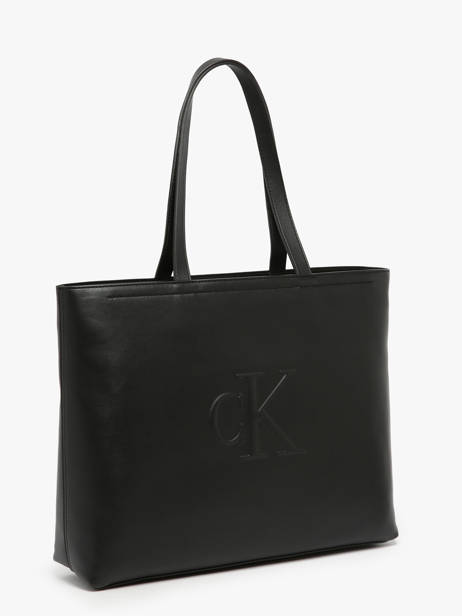 Sac Porté épaule Sculpted Calvin klein jeans Noir sculpted 4K3070G vue secondaire 2