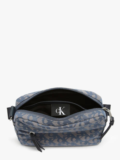 Sac Bandoulière Unstructured Polyester Recyclé Calvin klein jeans Bleu unstructured 4G3175G vue secondaire 3