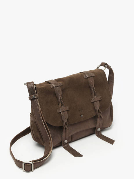 Shoulder Bag Vintage Leather Mila louise Brown vintage 3677XV other view 2