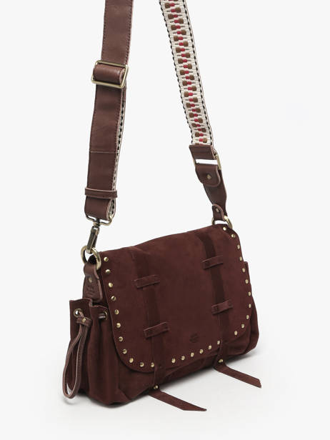 Sac Bandoulière Vintage Cuir Mila louise Beige vintage 3861VC vue secondaire 2