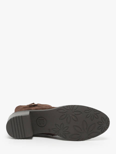 Bottines à Talon En Cuir Tt. bagatt Marron women 14006100 vue secondaire 5