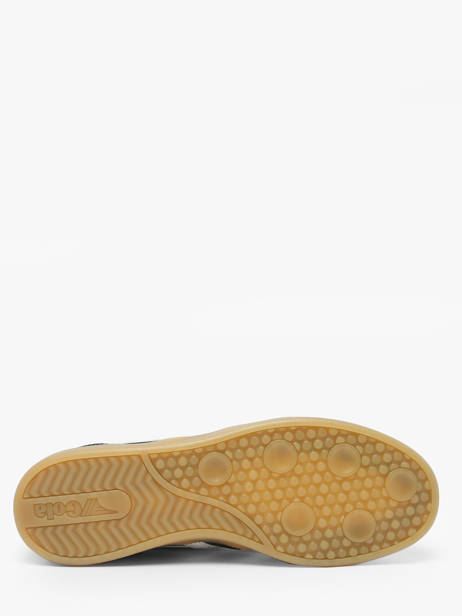 Sneakers In Leather Gola Black men CMB735 other view 4