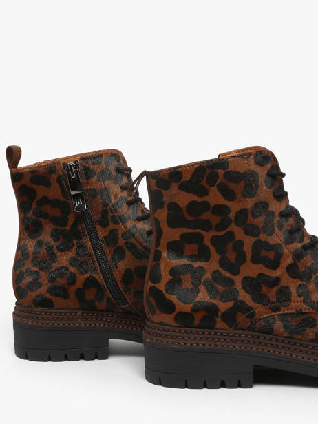 Bottines En Cuir Mam'zelle Marron women CSGOZ41 vue secondaire 3