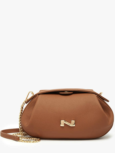 Sac Bandoulière Nymphea Cuir Nathan baume Marron nymphea 2