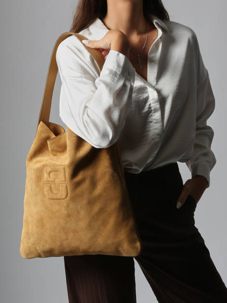 Sac Porté épaule Folk Lady Cuir Gerard darel Jaune folk lady DCS72407 vue secondaire 1