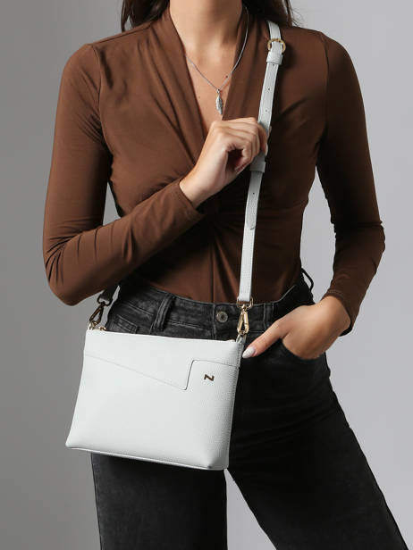 Sac Bandoulière Palma Cuir Nathan baume Bleu nathan 27 vue secondaire 1