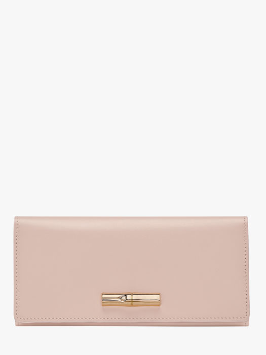 Longchamp Le roseau sleek Wallet Pink