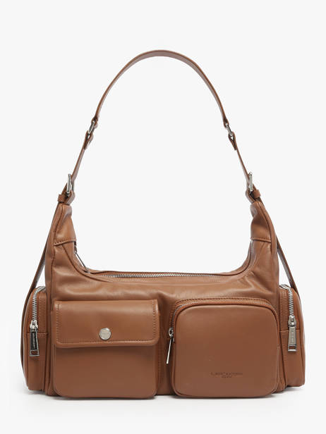 Sac Porté épaule Soft Caramella Cuir Lancaster Beige soft caramella 7