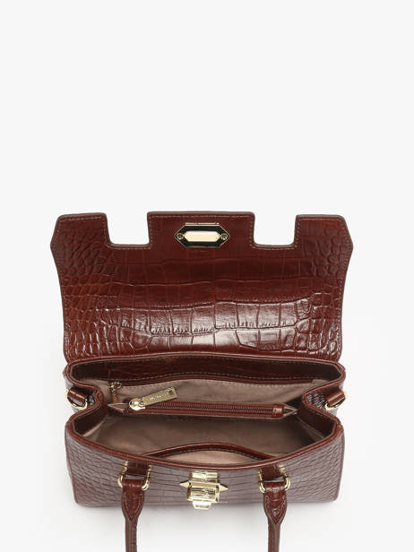 Sac Porté Main Exo Cuir Lancaster Marron exo 107 vue secondaire 2